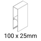 Knotwood Batten 100mm x 25mm Female/Part B (KEB5025M Compatible) - 6500mm